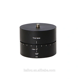 Kaliou Time Lapse Stabilizer 360 Degrees 60min Panning Rotating Time Lapse Stabilizer Tripod for GoPros/ Xiaoyi Cameras
