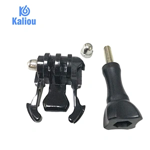 Kaliou Go pro Accessories Horizontal Surface Quick Release Buckle Basic Mount Adapter Knob Thumb Screw For Go pro 7 6 5 4 3 2 1