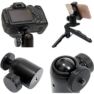 New Camera Tripod Head Q35 Mini Ball Head 3/8