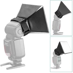 Kaliou Portable Photography Soft Box Softbox Kit Flash Diffuser for camera DSLR Speedlite Flash