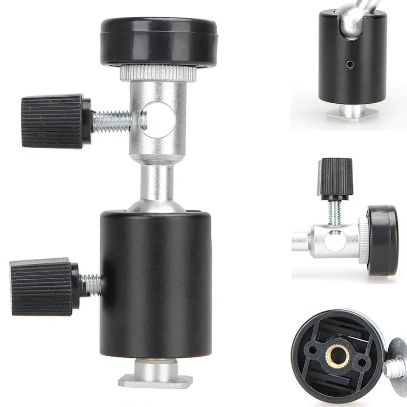 Hot Sale Type C 360 Degree Camera Flash Tripod Shoe Adapter Umbrella Holder Flash Umbrella Stand Bracket Photo Studio Acc