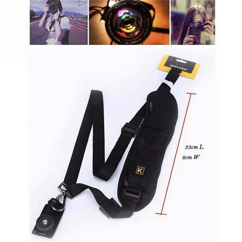Kaliou Quick Rapid Carry Speed Sling Strap For Dslr Camera 7D 5D Mark II D800 A77 5D Mark III 60D Camera Accessories