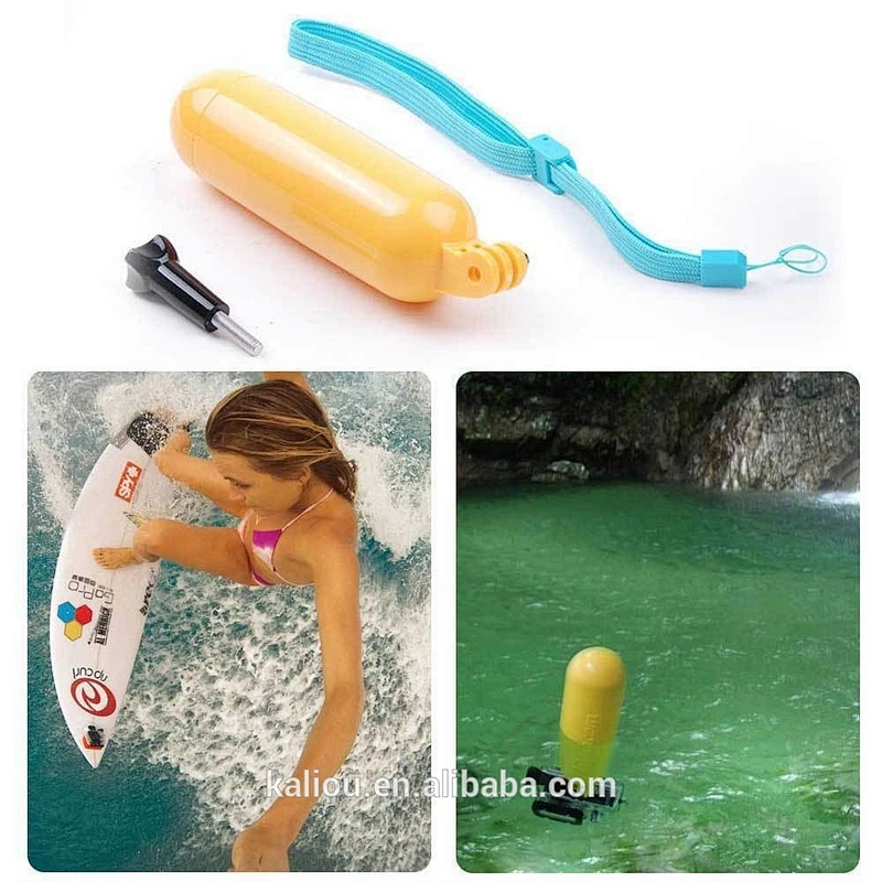 Hot Sale Camera Floaty bobber with strap and screw for Go pro 4/3+/3/2/1