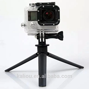 Wholesale Portable Action Camera Foldable Mini Desktop Tripod for Go Pro and Phone