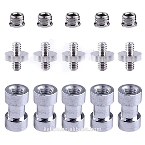 In stock 1/4 to 3/8 Metal Monopod Tripod Mount Screw Convert Adapter Flash Light Stand Bracket Holder Camera (1/4