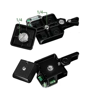 Kaliou High Quality QR-40 Universal Aluminium Alloy Quick Release Clamp Q.R. Adapter Plate Tripod DSLR Photography Accessory