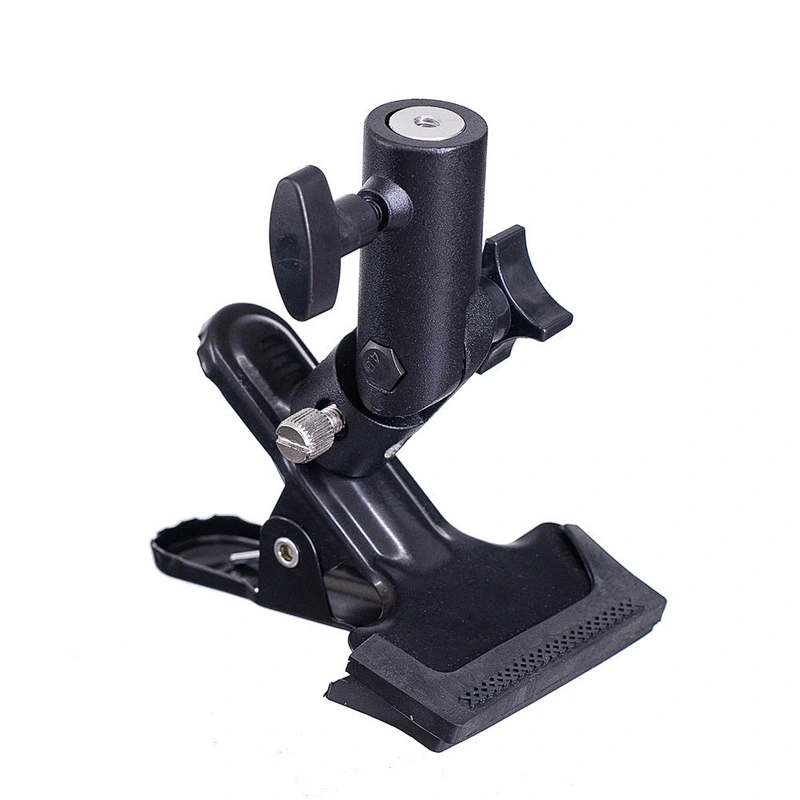 Photographic lamp holder E-type strong flash light holder clip E-clamp accessories wholesale