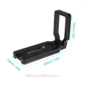 Universal MPU105 Quick Release L Plate Bracket for Camera Arca (black) V7J8