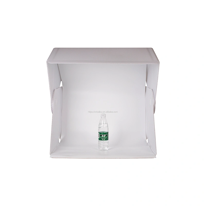 Kaliou 2019 Hot New Folding Foldable Mini Photo Studio Light Box 60cm LED Photo Box for E-commerce Photo Taking