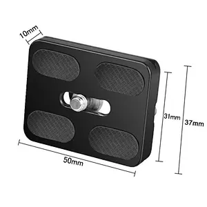 Kaliou Camera tripod parts equipment aluminum CNC tripod ball head camera quick release plate B0 J0 Q1 PU-50 PU50
