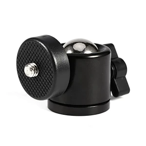 KALIOU Mini Ball Head Tripod Head of 360 Swivel DSLR DV Camera Mini Tripod 1/4