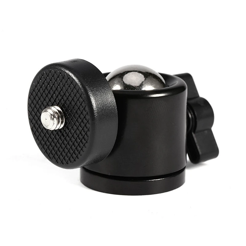 KALIOU Mini Ball Head Tripod Head of 360 Swivel DSLR DV Camera Mini Tripod 1/4