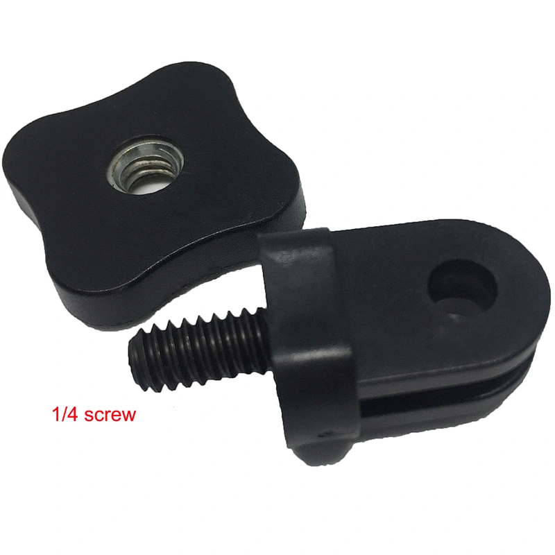Kaliou 5mm Universal Mini Tripod Mount Adapter With 1/4'' Screw for Go pro 7 6 5 4 3 2 1 Xiaomiyi SJ4000 Mount Accessories Kits