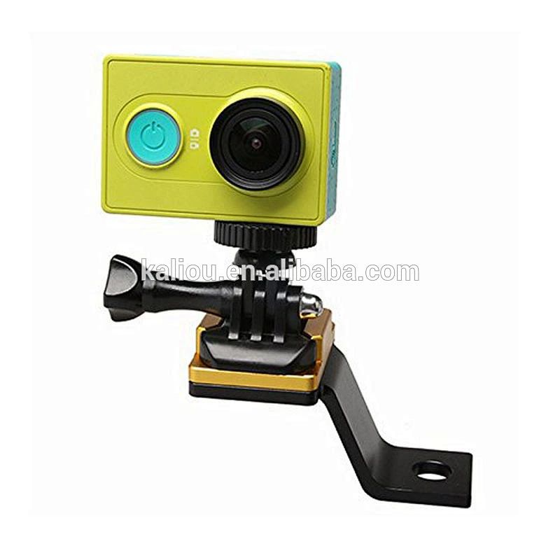 Kaliou Cameras Accessories CNC Aluminum Motorcycle Rearview Mirror Mount Bracket for Gopros 5Session
