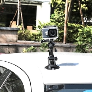 Kaliou Factory Plastic Triangle Suction Cup With 360 Degree Rotation Ball Head For Gopros 7 6 5  4 3 2 1 Action Camera