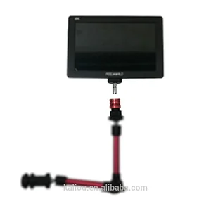 Removable Mini Hot Shoe Ball head Quick Mount Adapter for Magic Arm Tripod and Monitor