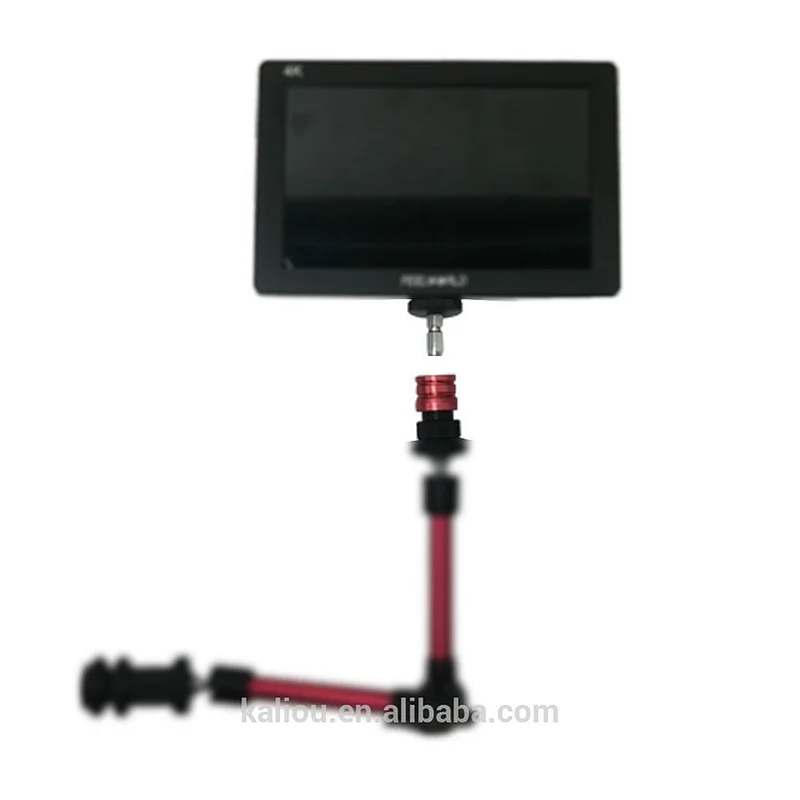 Removable Mini Hot Shoe Ball head Quick Mount Adapter for Magic Arm Tripod and Monitor