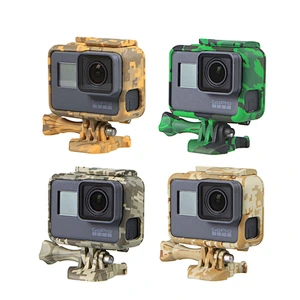 Standard Go pro hero5 Portable Camouflage Side Frame Colorful Shatter-resistant Cooling Protection Frame