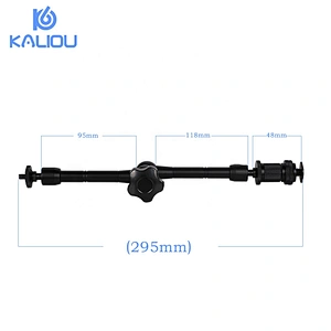 Kaliou Adjustable Articulating 11 Inch Magic Arm + Large Crab Clamp Super Clamp For Camcorder LCD Monitor LED Light DSLR Camera