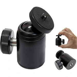 New arriving 360 Degree 1/4 tripod rotating Metal Tripod Mount Ball Head For DC Video Camera Quick Release