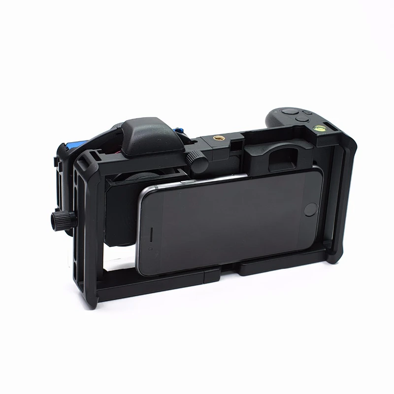 Kaliou phone Stabilizer Universal Adjustable Handheld Stabilizer Rig Mount Kit Holder with Lens Filters Use for Smart Phone