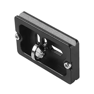 2018 Manufacturer Wholesale PU60 Aluminum best travel tripod ball bearing plate camera quick release plate accessories