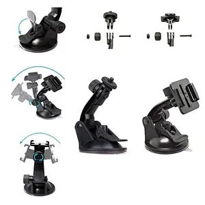 Kaliou Universal Shockproof Windshield gopros 7cm Car Suction Cup For Gopros 7 6 5 4 3 2  1 Action Camera Accessories