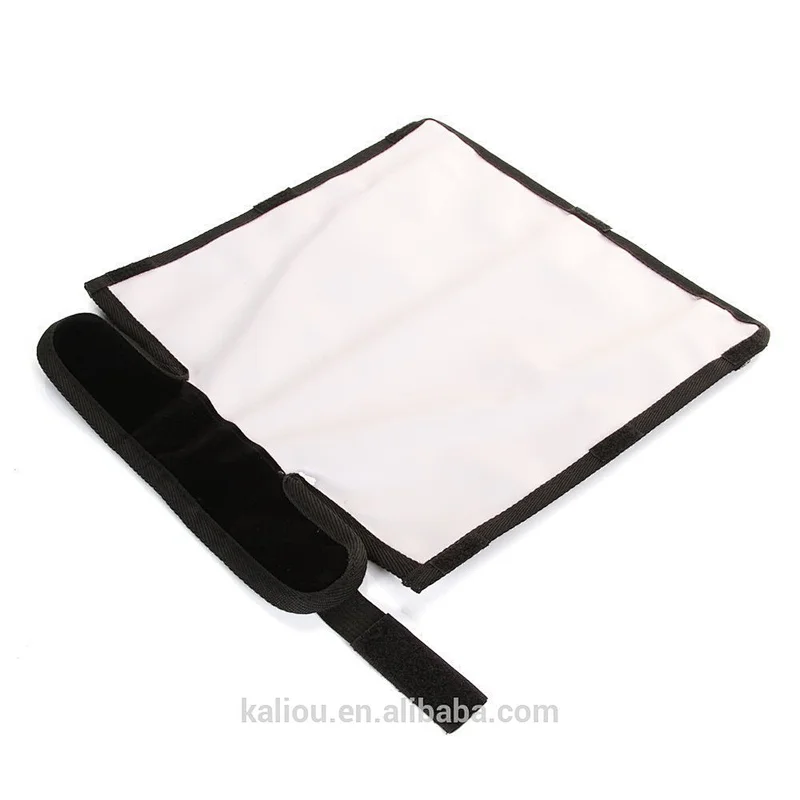 Foldable 25*25cm Photography External Flash Light Barrier Speedlight Reflector for Camera