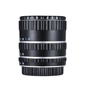 Kaliou 13mm 21mm 31mm Auto Focus Macro Extension Tube Set for Canon EF EF-S Lens Canon 700d t5i 7d 5d Black Red Silver color