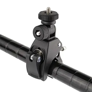 Kaliou Universal Bike Bicycle Flashlight Mount Holder  LED Light Flashlight Torch Mount Holder 360 rotation Cycling Clip Clamp