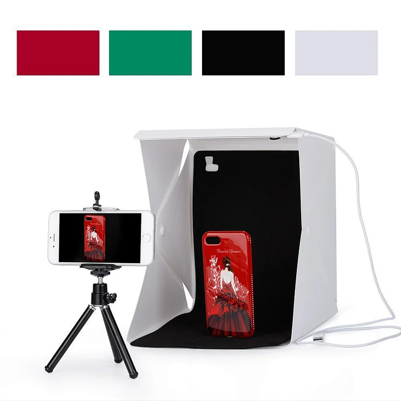 Foldable photo studio portable led light soft box 20/30/40cm