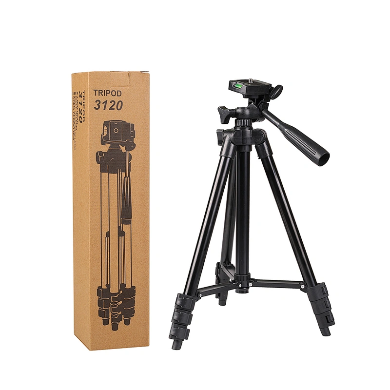 China High Quality Factory Wholesale Professional Aluminium Camera Tripod 3120 Tripod for Camera DSLR Smartphone