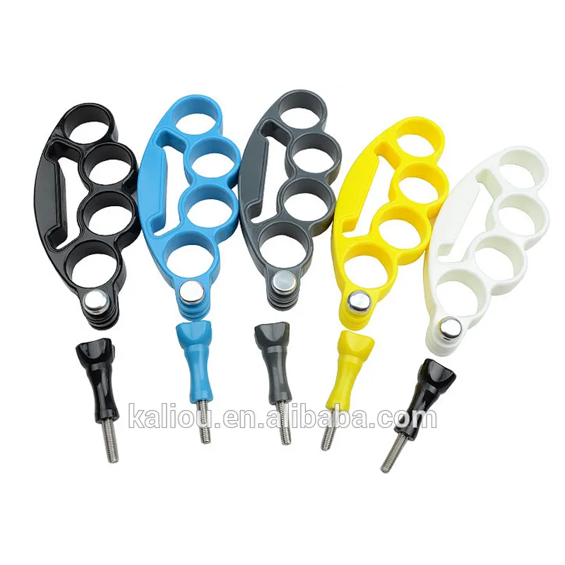 Hot wholesale Camera Finger Mount Handheld Tripod Monopod Holder with Thumb Screw for Go Pro HeroHD 5 4 3+ 3 2 1
