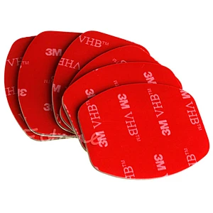 Wholesale High Quality 6 in 1 kit 3M 3pcs Flat 3pcs Curved Helmet Mount Adhesive Pads for Gopros HD Heros 1 2 3 3+ 4 5 6