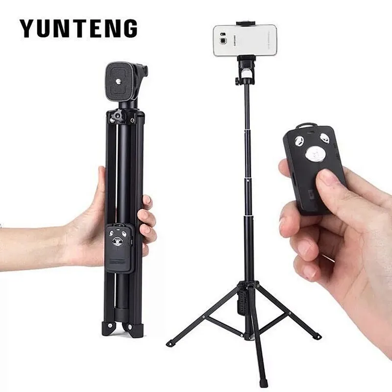 Factory direct sale Yunteng 1688 Selfie Stick Tripod Stand for Phone and Camera