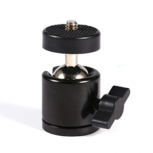 KALIOU Mini Ball Head Tripod Head of 360 Swivel DSLR DV Camera Mini Tripod 1/4