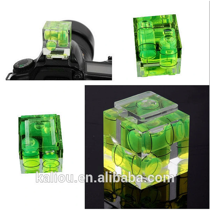 3 Axis Bubble Hot Shoe Spirit Level Gradienter for Canon Nikon Cameras