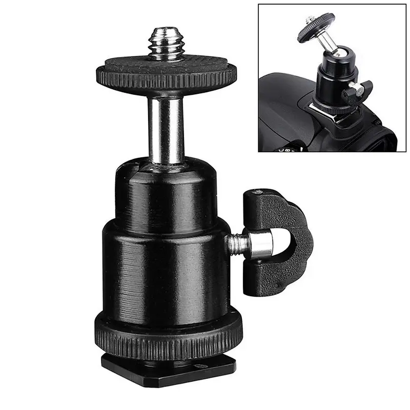 Free shipping Aluminum Rotatable 1/4
