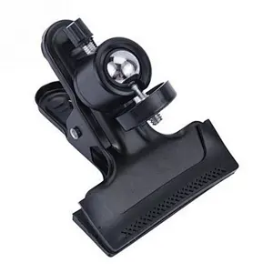 Universal Camera Photography Metal Clip Clamp Holder Mount with Standard Ball Head 1/4 Screw for Camera Flash Holder Bracket