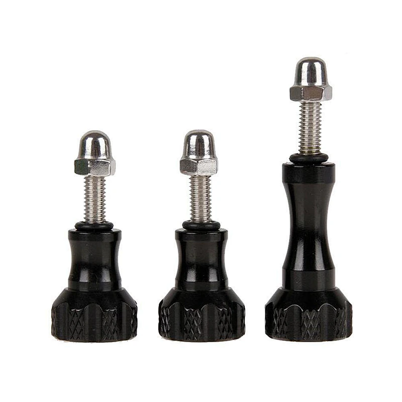 Metal CNC Screws with Knob Bolt Nut Set For Monopod Tripod Mount Adapter for GoPros action camera Accessories