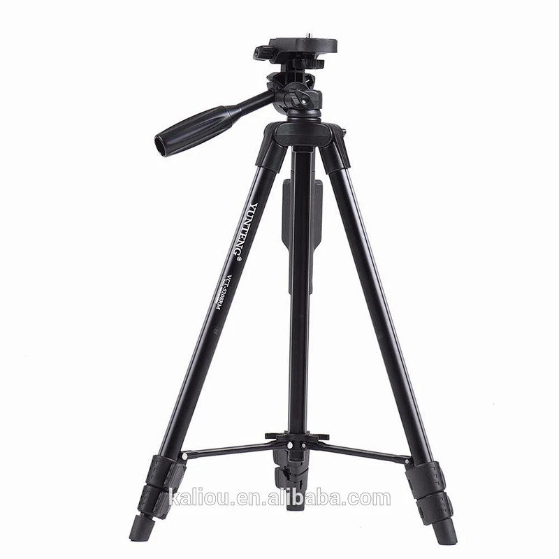 Wholesale Flexible Yunteng 5208 Camera Selfile Tripod with 3-Way Head Bluetooth Remote