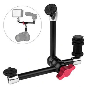 New Arrival 11inch Adjustable Articulating Friction Magic Arm Stand Compatible with DSLR Camera Rig, Flash Lights, Monitors