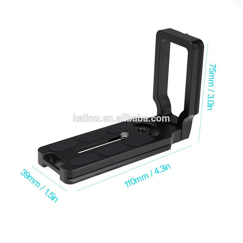 Kaliou Universal MPU-105 MPU100 Quick Release L Plate Bracket with 1/4 Screw for Canon Nikon Sony DSLR Photo Studio Accessory