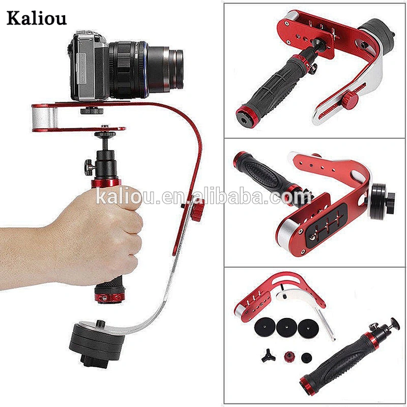 Kaliou New Aluminum Professional Handheld Camcorder Video DSLR Camera Stabilizer for Gopros and Smartphone