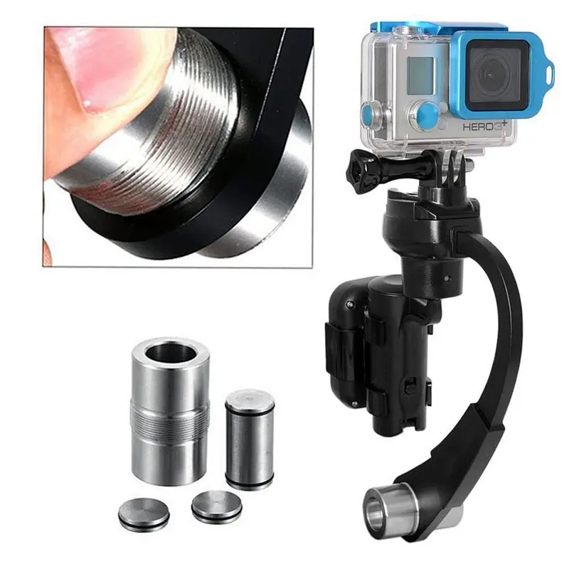 Kaliou Portable Professional Steadicam Gimbal Camera Handheld Stabilizer for GoPros 7 6 5 4 3 2 1 SJCAMS Sj4000 Sj5000 Xiaoyi4K