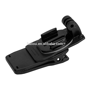 Kaliou Camera Accessories Waterproof clip 360 Rotatable Clip Mount Belt Knapsack Backpack Clamp For Gopros Hero3+/3/2/1