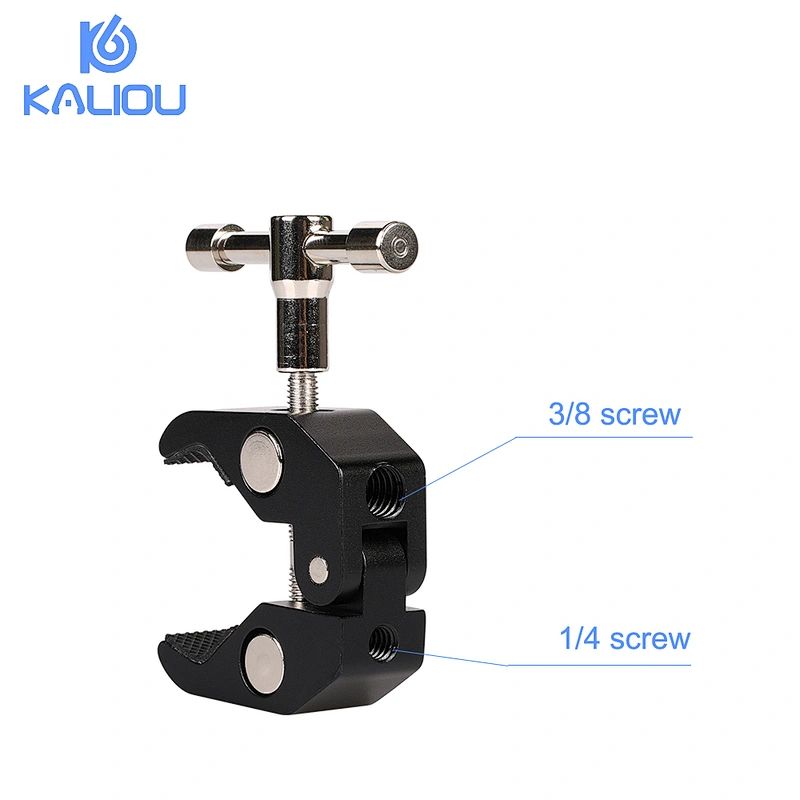 Kaliou Crab Clamp Pliers Clip Super Clamp For DSLR Rig LCD Monitor Studio Light Camera Magic Arm Photo Studio Accessory