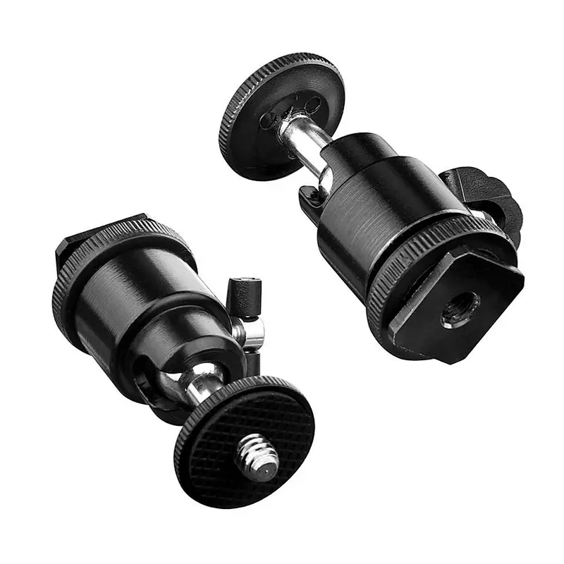 Kaliou For Camera Tripod LED Light Flash 1pc High Quality Tripod Bracket Holder Mount 1/4 Hot Shoe Adapter Cradle Ball Head