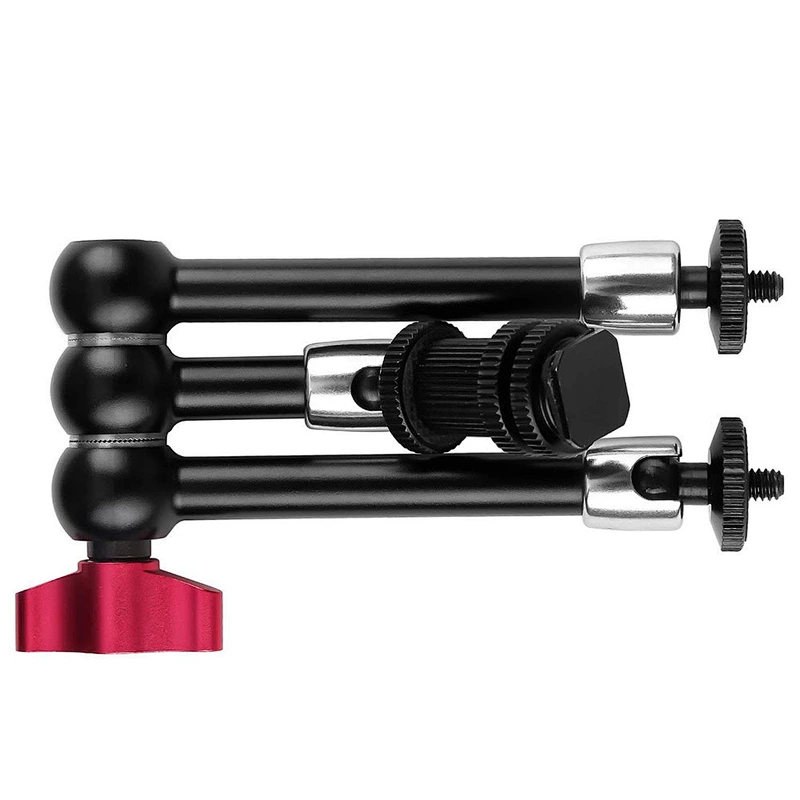 New arriving 11inch Articulated magic arm Added Aluminum for HDMIs Monitor LED Light LCD Video Camera Flash tripod arm DSLR