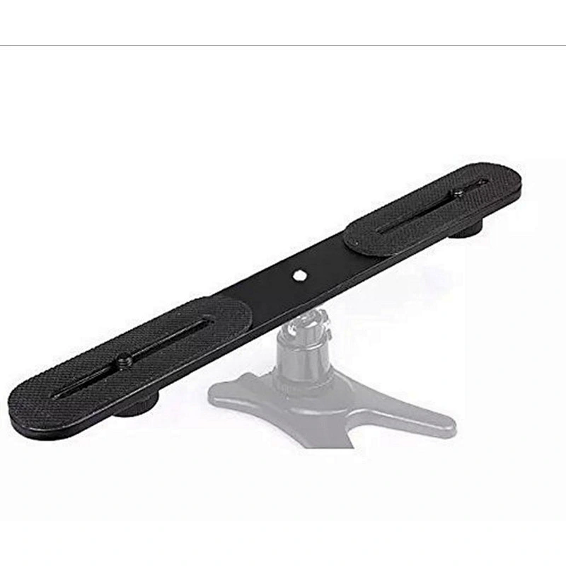 OEM Manufacturer Double T-Type LED Photographic Flash Light Bracket Stand for SLR Cameras